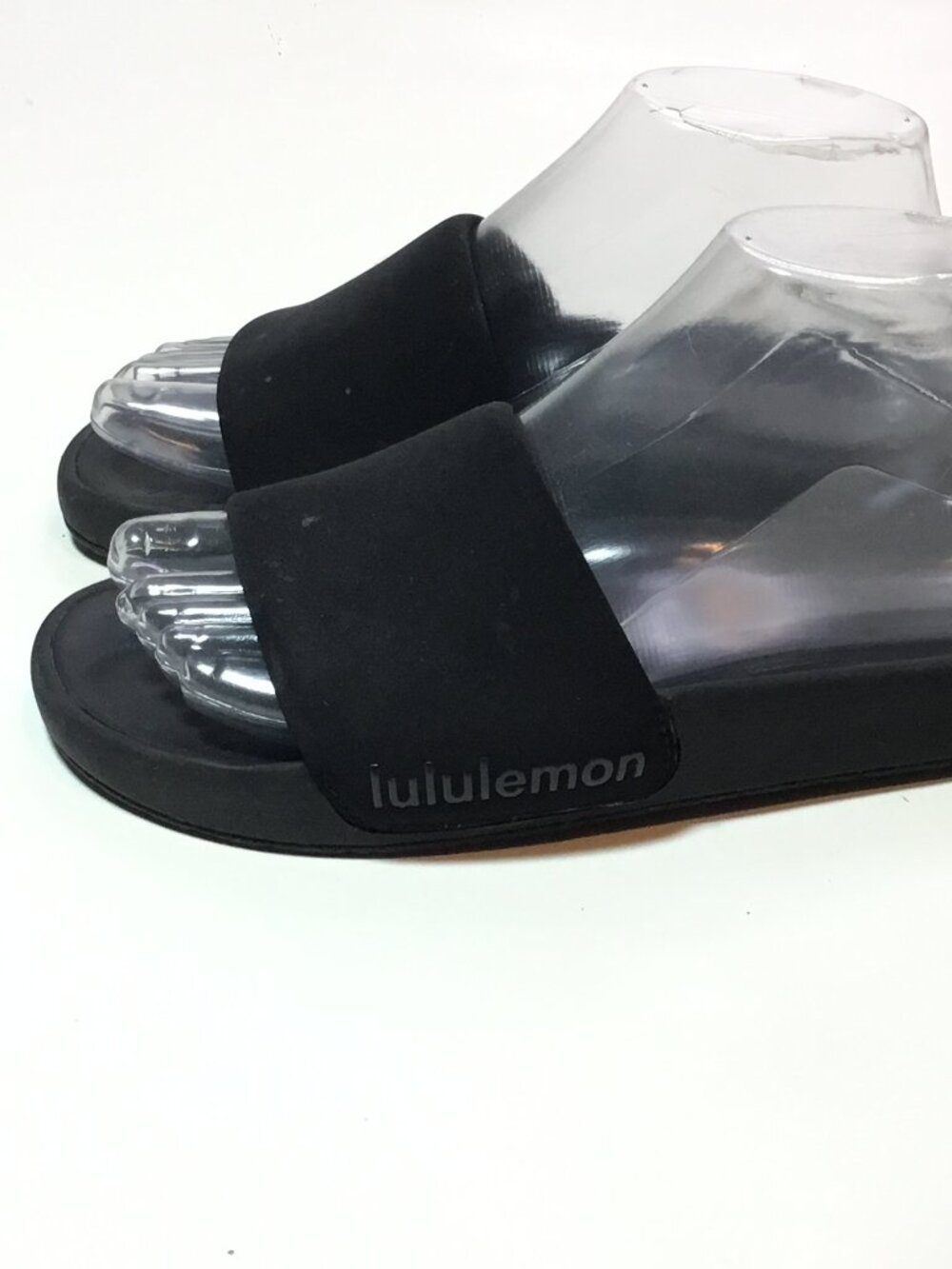 Lululemon Womens Restfeel Black Slides Sandals Size 5